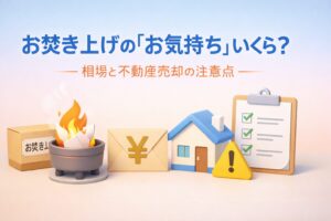 お焚き上げお気持ちいくら？相場と不動産売却の注意点