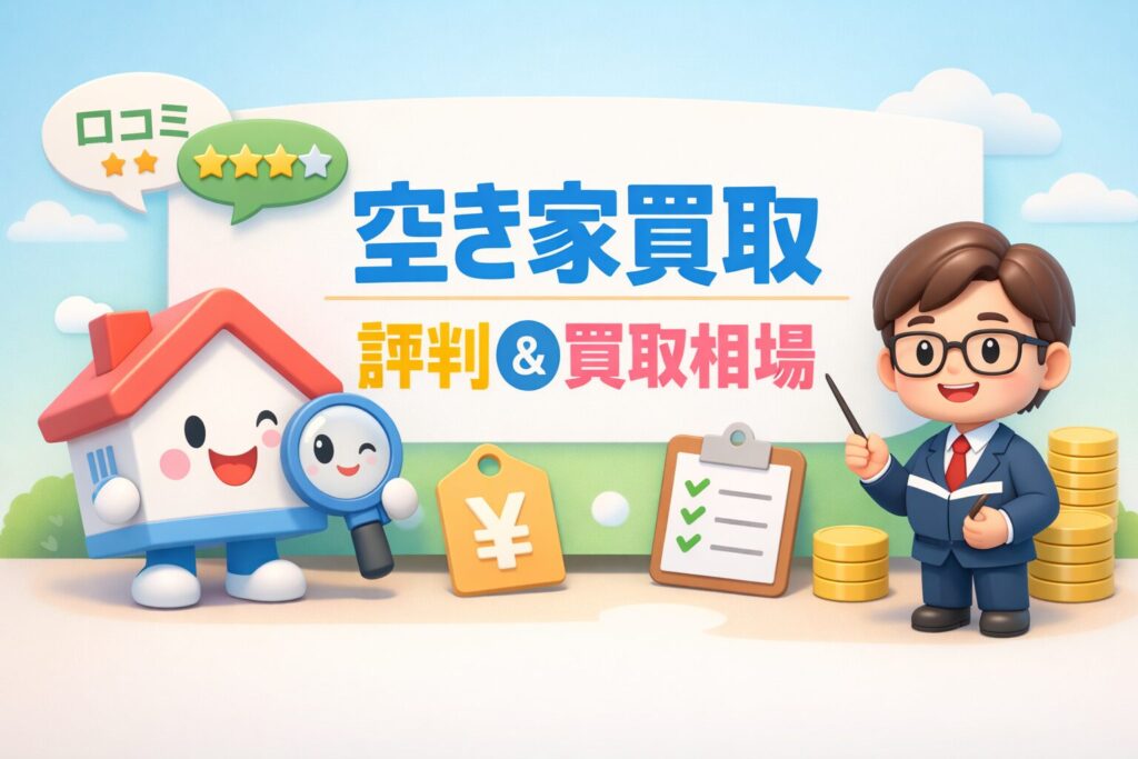 空き家買取業者知恵袋の評判は?失敗しない買取相場を専門家が解説