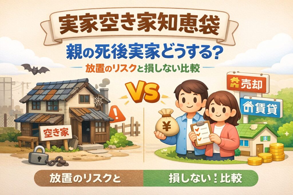 義実家空き家住む?旦那の実家はいらないと迷う時の判断基準