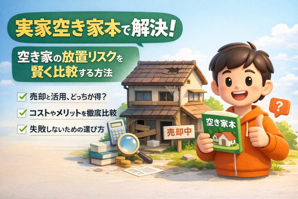 実家空き家本で解決！放置リスクを避けて賢く比較する方法
