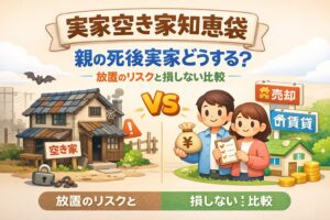 実家空き家知恵袋｜親の死後実家どうする？放置リスクと損しない比較
