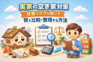 実家空き家対策の放置リスクを回避して賢く比較・整理する手順