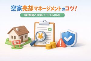 空家売却マネージメントのコツ!買取相場の真実とトラブル回避