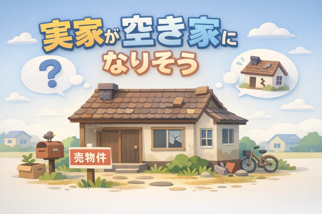 実家が空き家になりそう