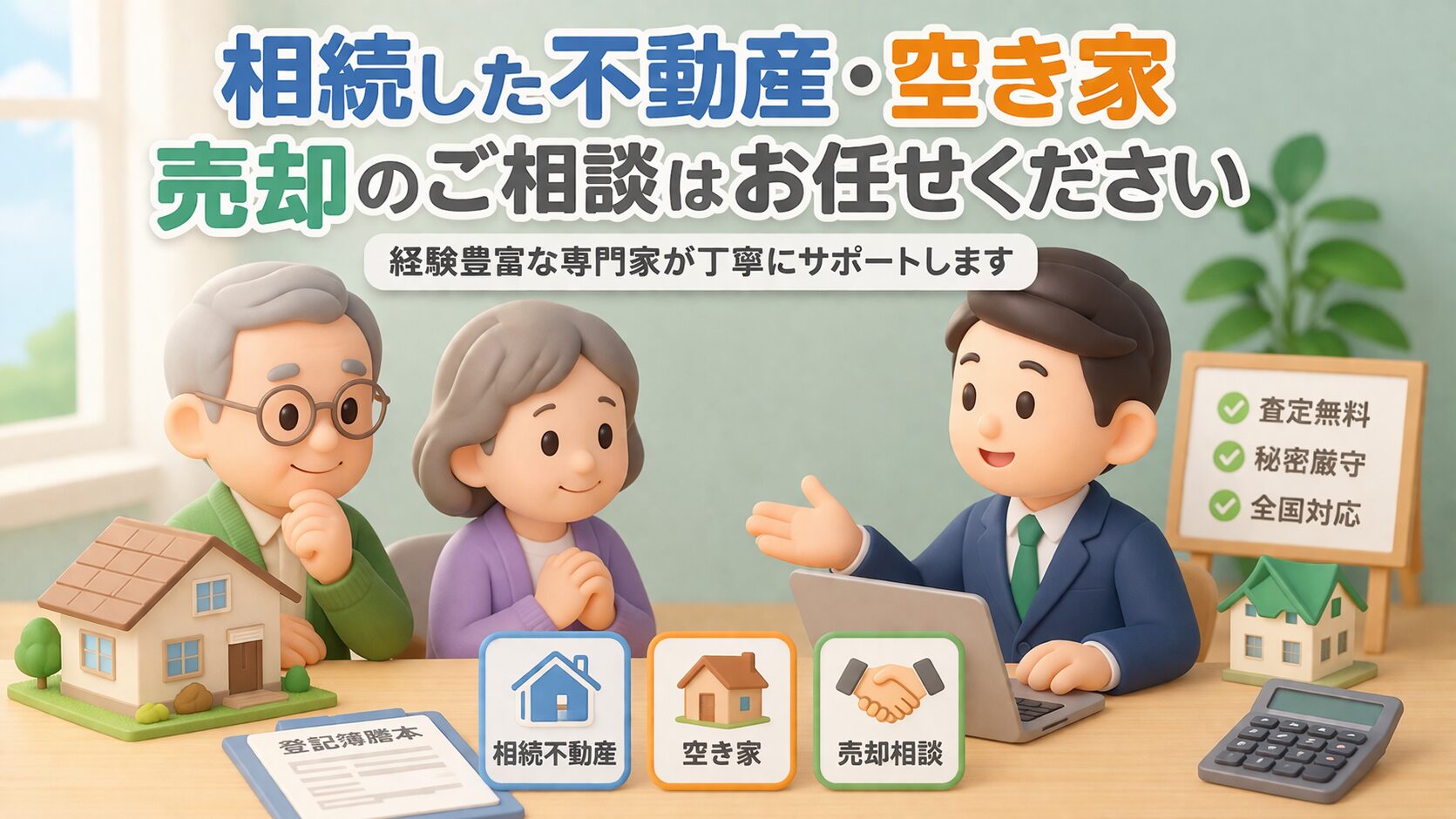 相続不動産・空き家・売却相談
