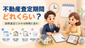 不動産査定期間どれくらい？訪問査定にかかる時間と流れ