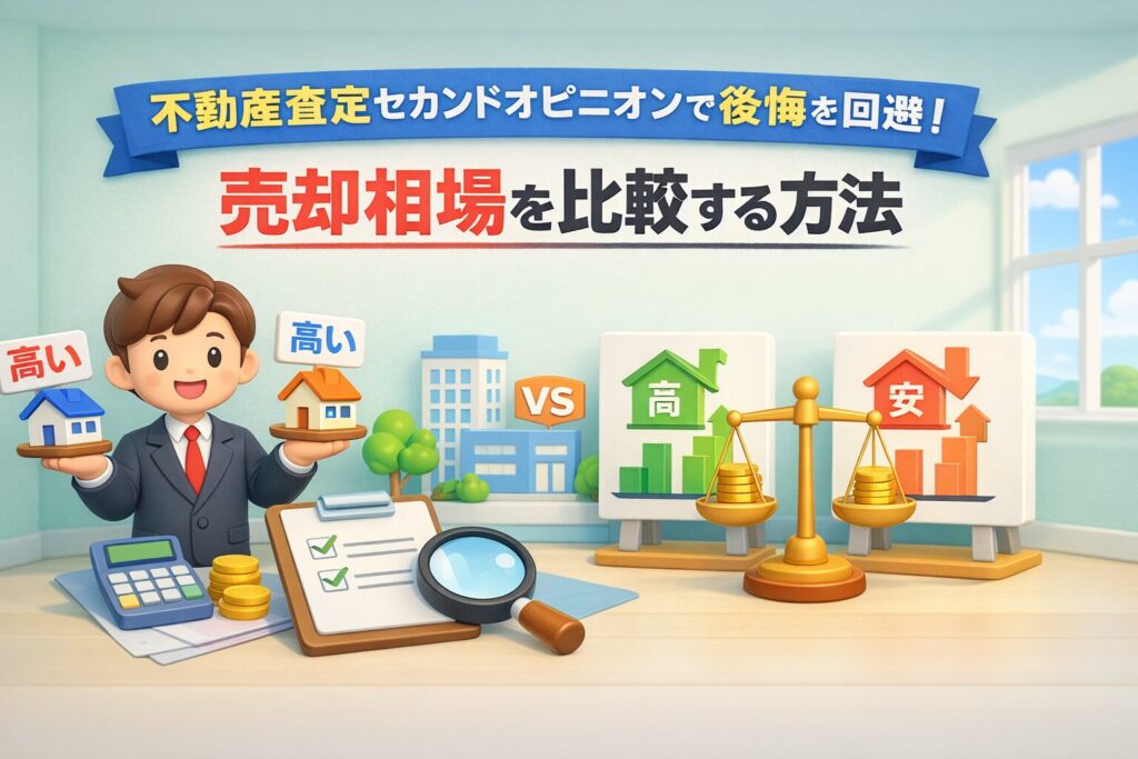 不動産査定セカンドオピニオンで失敗を防ぐ｜売却相場の比較方法