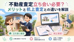 不動産査定立ち会い必要？メリットと机上査定との違いを解説