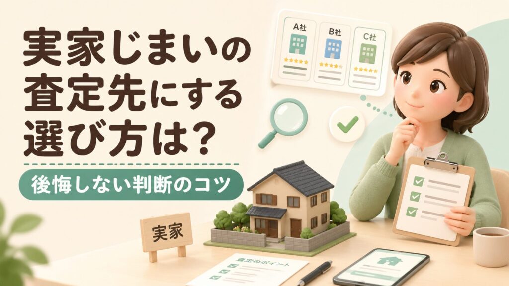 実家じまいの査定先にする選び方は？後悔しない判断のコツ