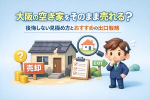 大阪の空き家をそのまま売れる?後悔しない判断基準とおすすめの出口戦略