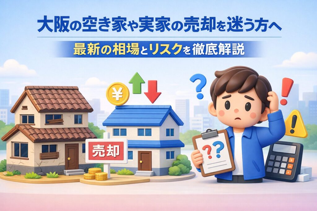 2026年大阪の実家や空き家は売るべきか？最新相場と法改正を解説