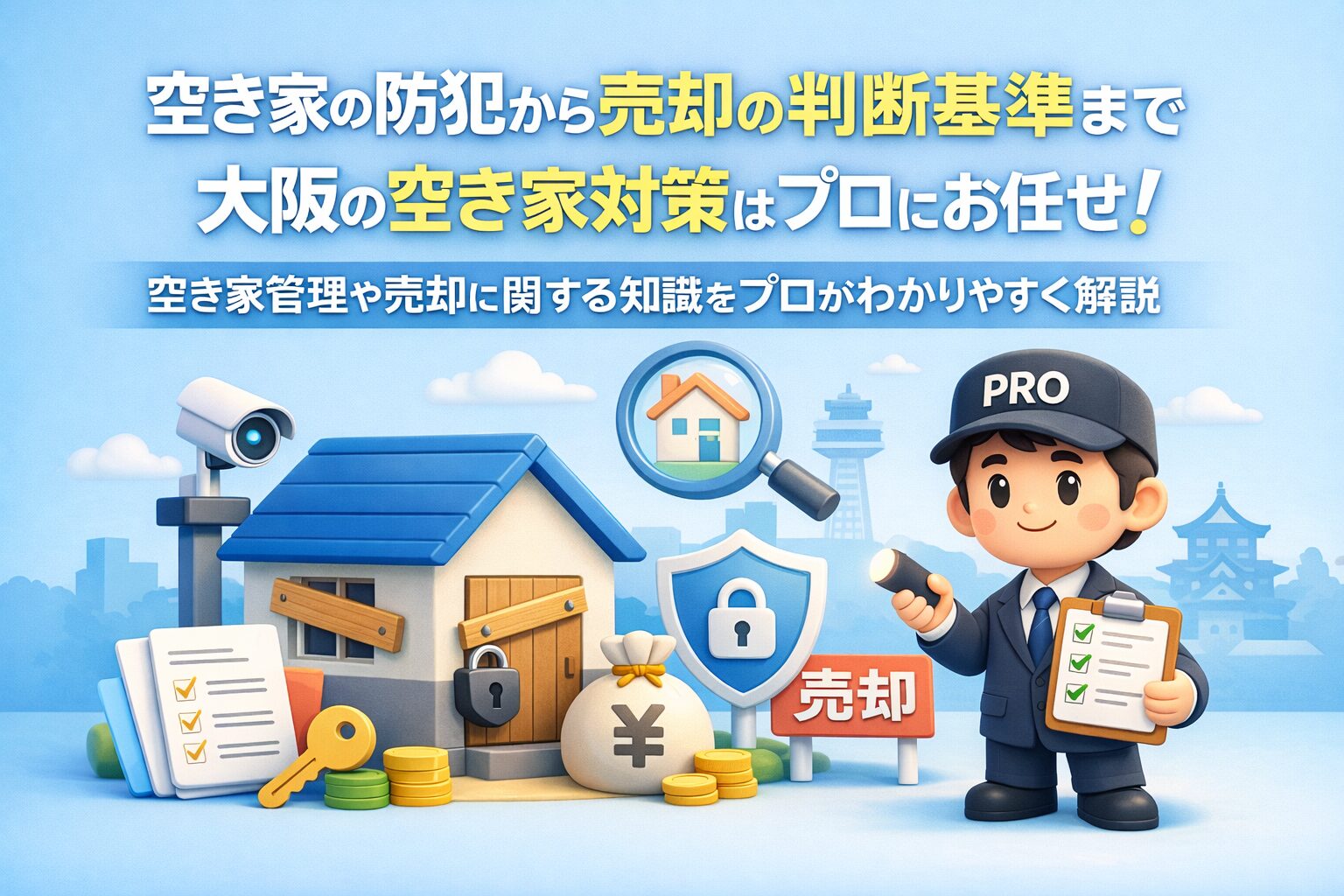 大阪空き家防犯対策の決定版!プロが教える管理と売却の判断基準