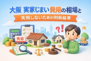 大阪実家じまい費用の相場と失敗しないための判断基準