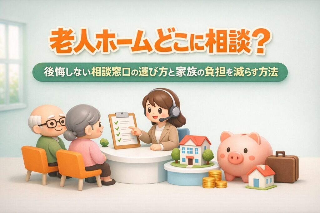 老人ホームどこに相談?後悔しない窓口の選び方と家族の負担を減らす秘策