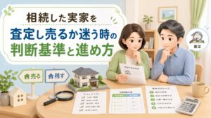 相続した実家を査定し売るか迷う時の判断基準と進め方