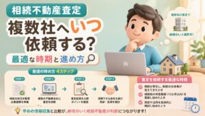 相続不動産査定を複数社へいつ依頼する？最適な時期と進め方