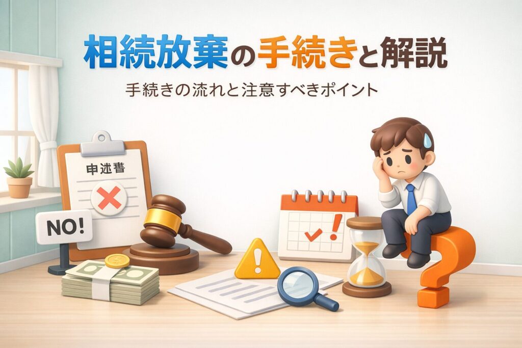 相続放棄の手続きと注意点