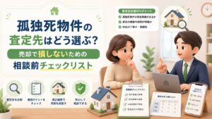 孤独死物件の査定先はどう選ぶ