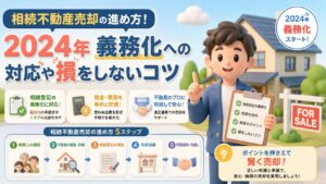相続不動産売却の進め方！2024年義務化への対応や損をしないコツ