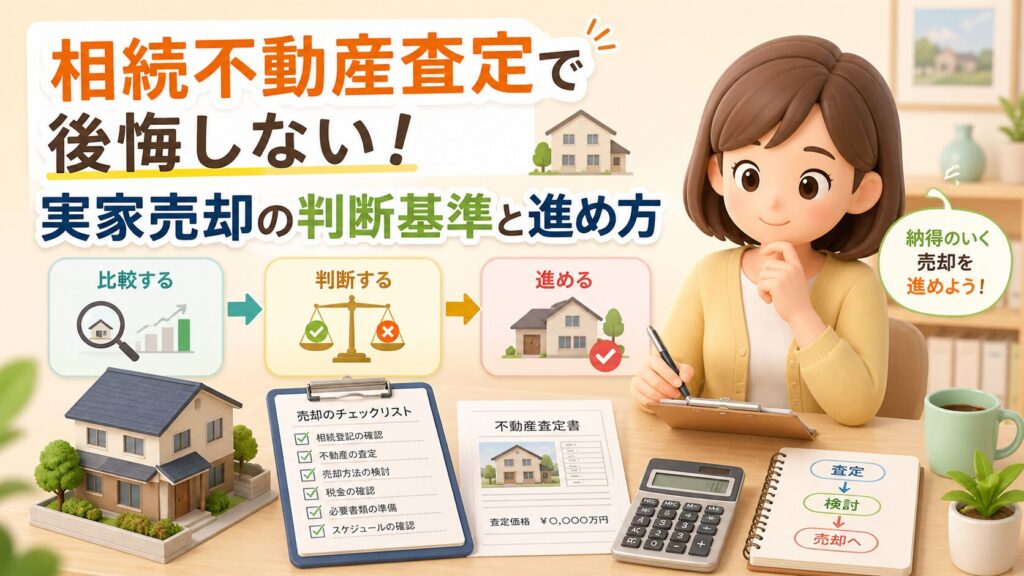 相続不動産査定で後悔しない！