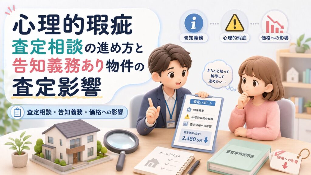 心理的瑕疵査定相談の進め方