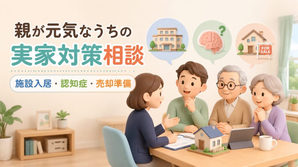 親が元気なうちの実家対策相談