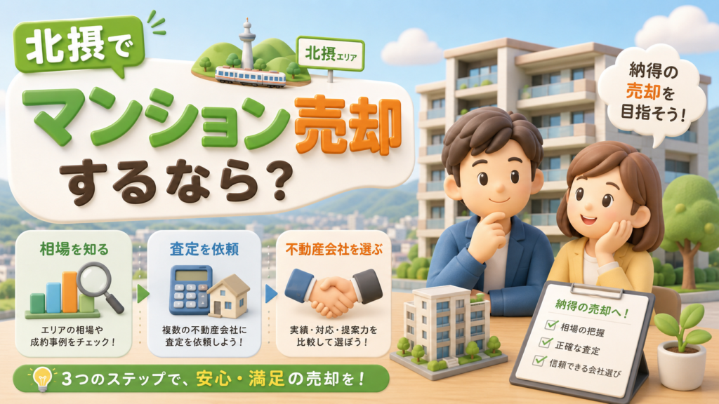 北摂でマンション売却するなら