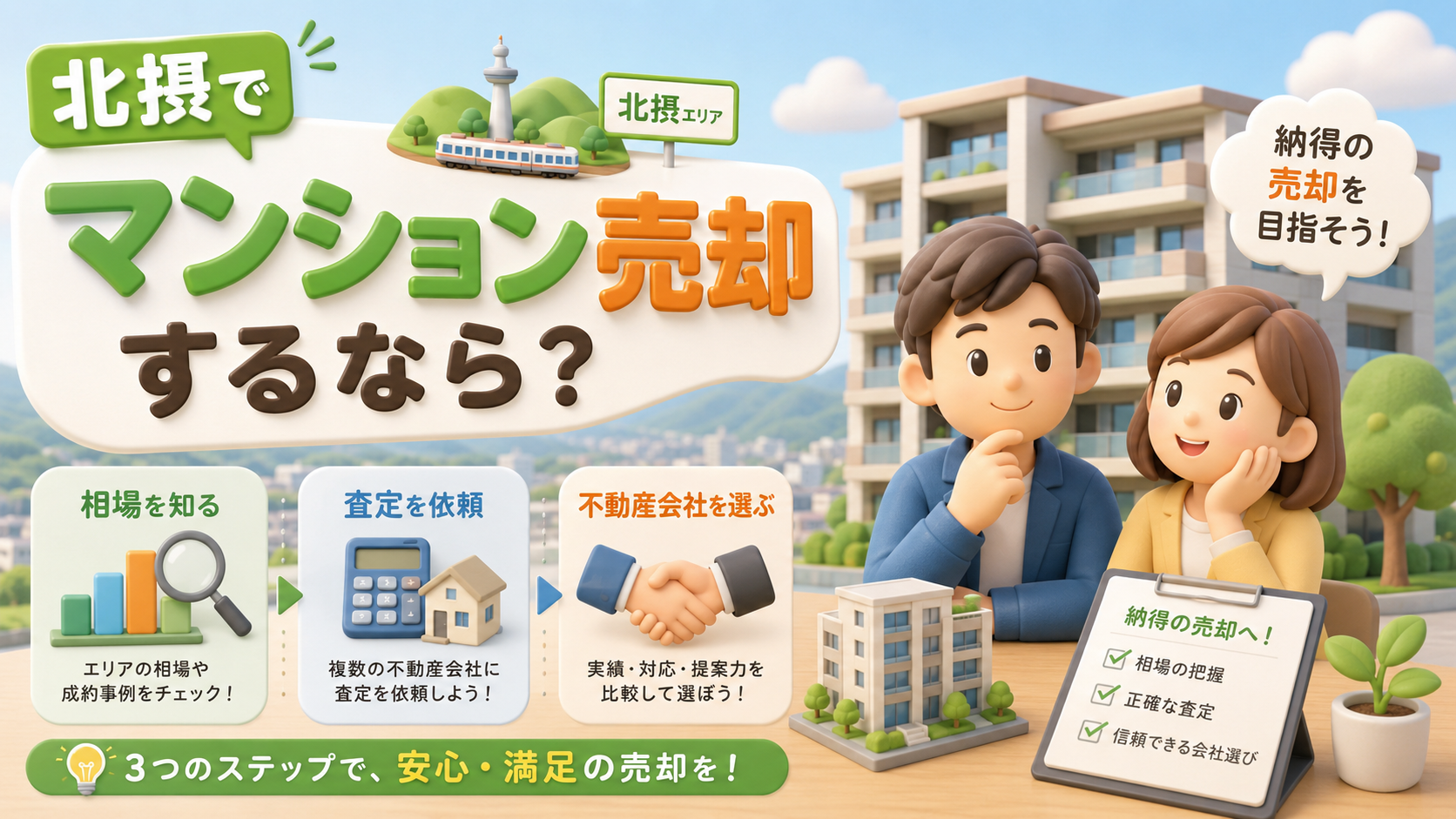 北摂でマンション売却するなら