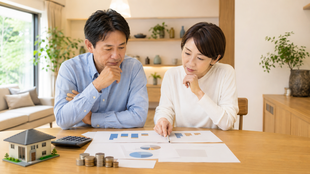住宅ローンが残る相続不動産の売却手順を専門家に相談する女性