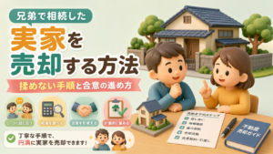 兄弟で相続した実家を売却する方法