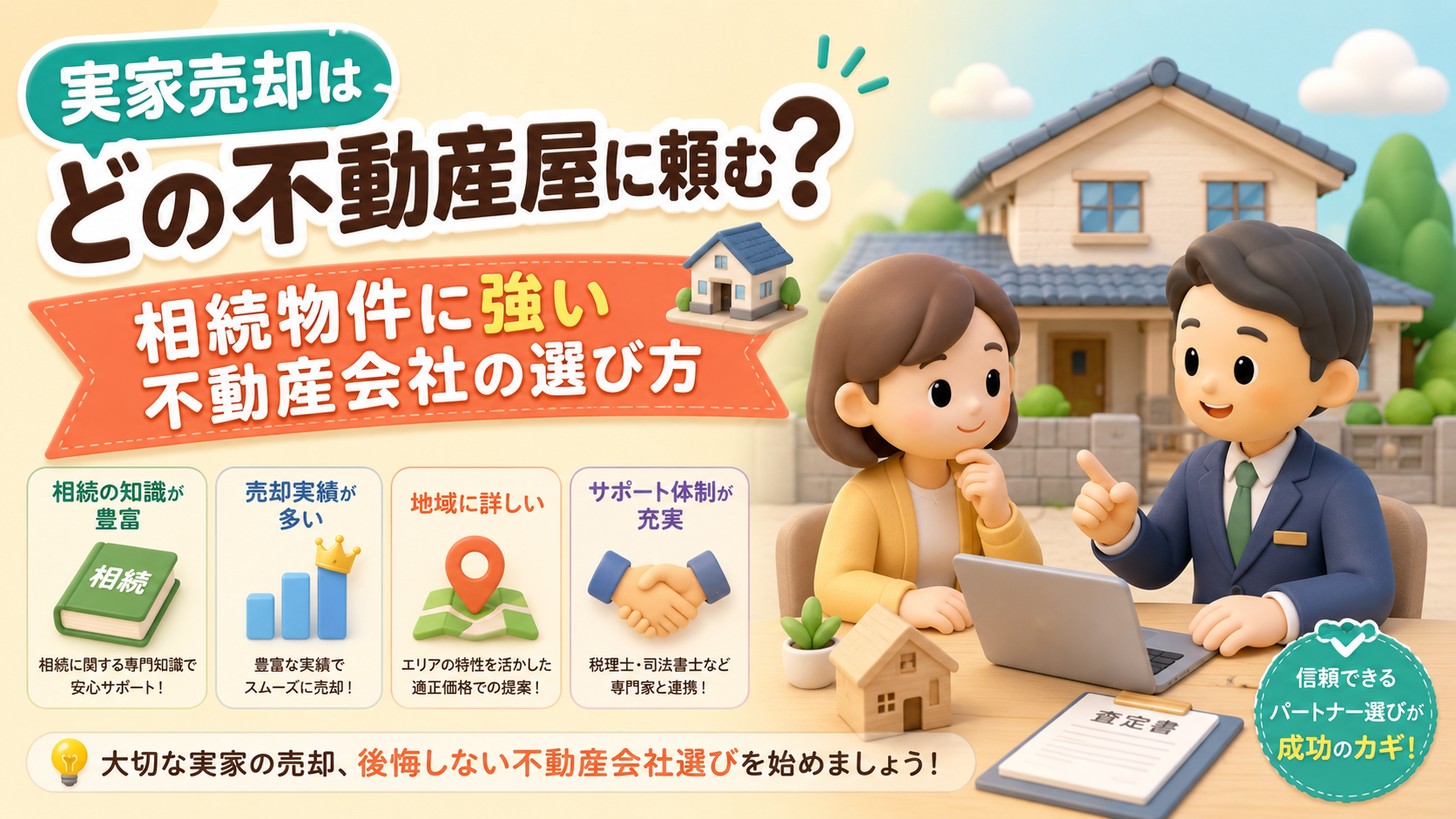 実家売却はどの不動産屋に頼む