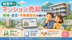 箕面市でマンション売却するなら?