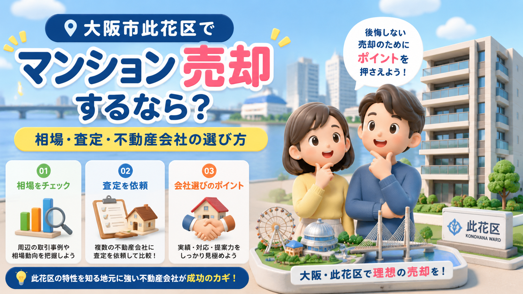 大阪市此花区でマンション売却するなら