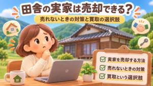 田舎の実家は売却できる？