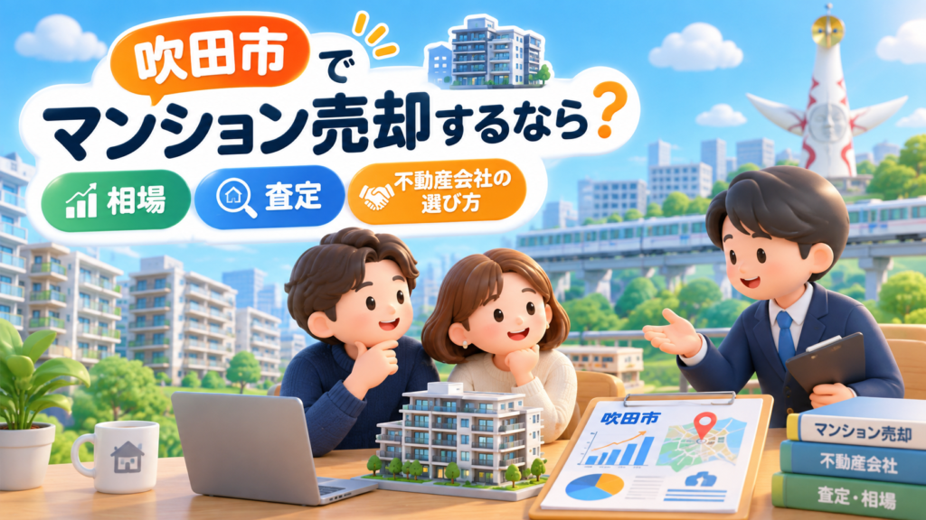 吹田市でマンション売却するなら