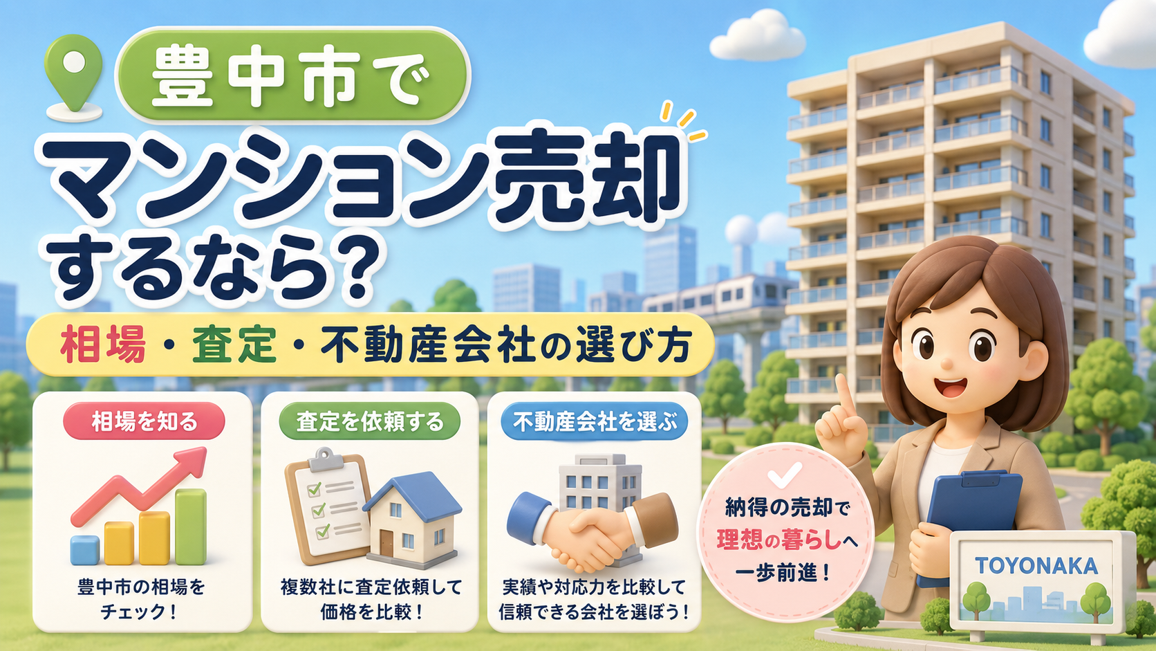 豊中市でマンション売却するなら