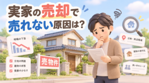 実家の売却で売れない原因は？