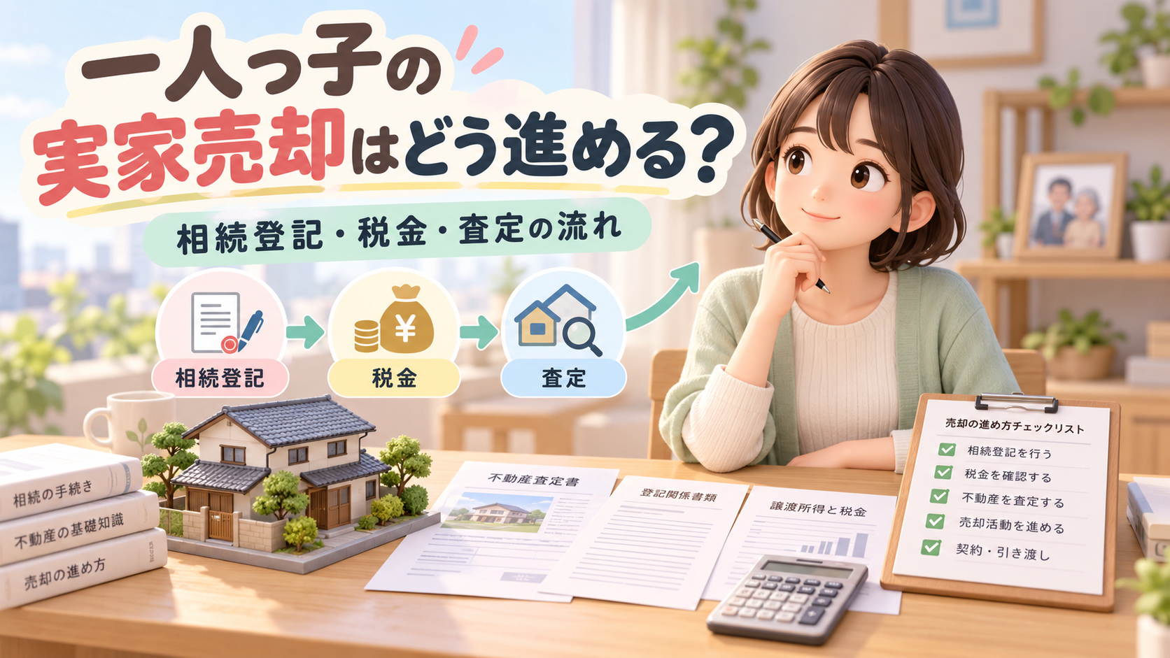 一人っ子の実家売却はどう進める?
