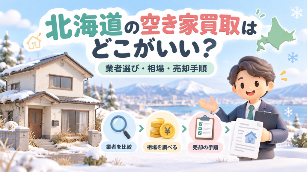 北海道の空き家買取はどこがいい？