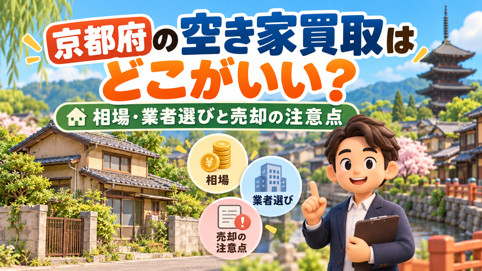 京都府の空き家買取はどこがいい？