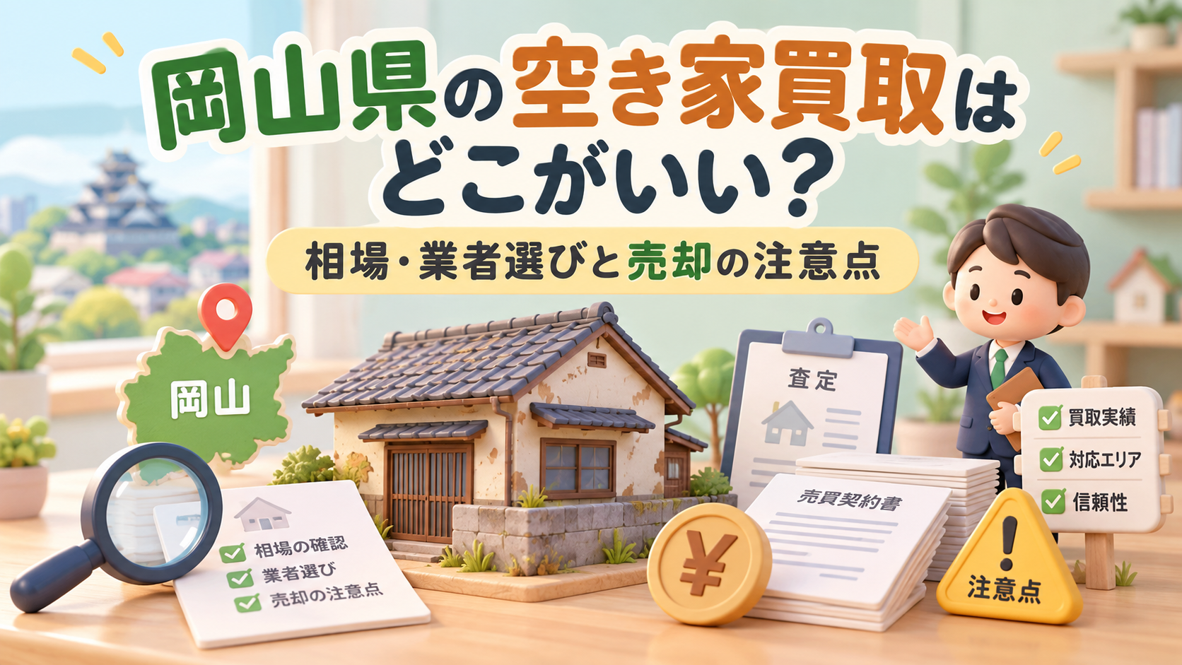 岡山県の空き家買取はどこがいい？