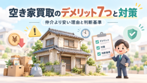 空き家買取のデメリット7つと対策