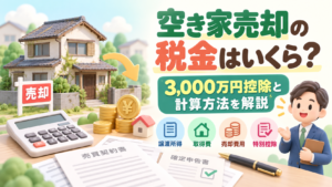 空き家売却の税金はいくら?